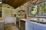Stylish fully equipped kitchen.